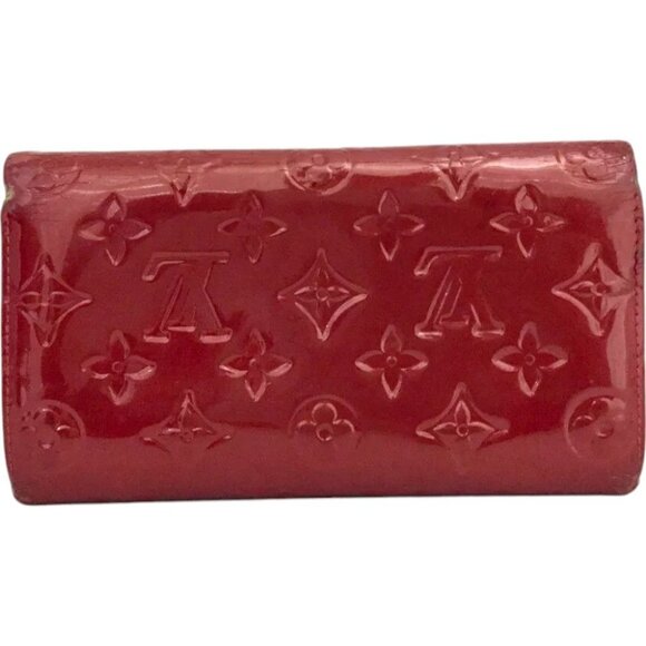 260199BH (L2) Louis Vuitton Wallet Long PommeD`Amour Monogram Vernis - Picture 2 of 9